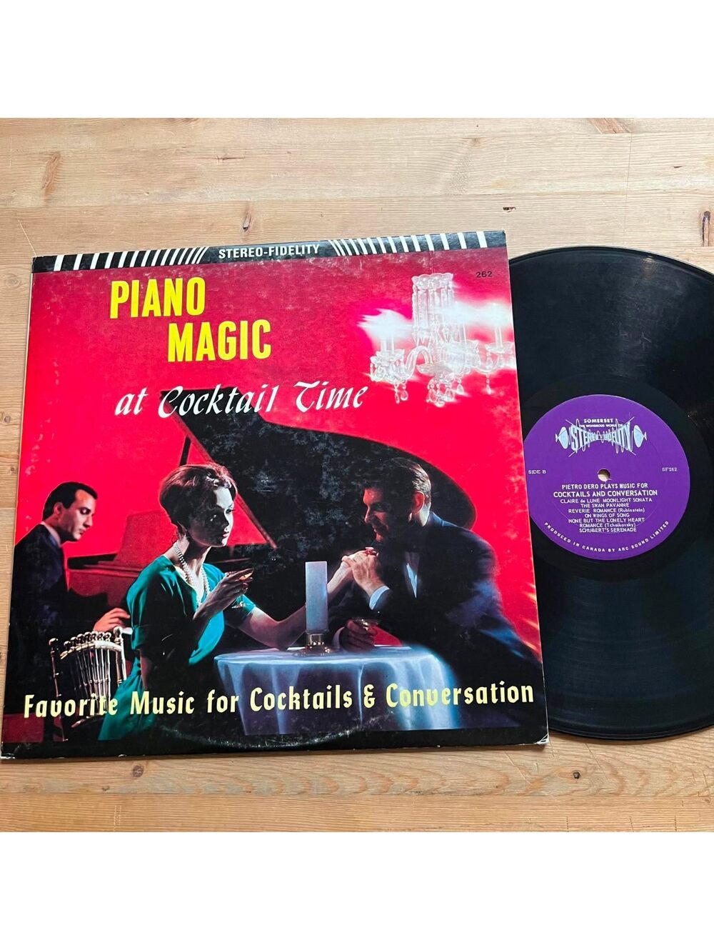 Pietro Dero - Piano Magic at Cocktail Time 33rpm VG+ VR22